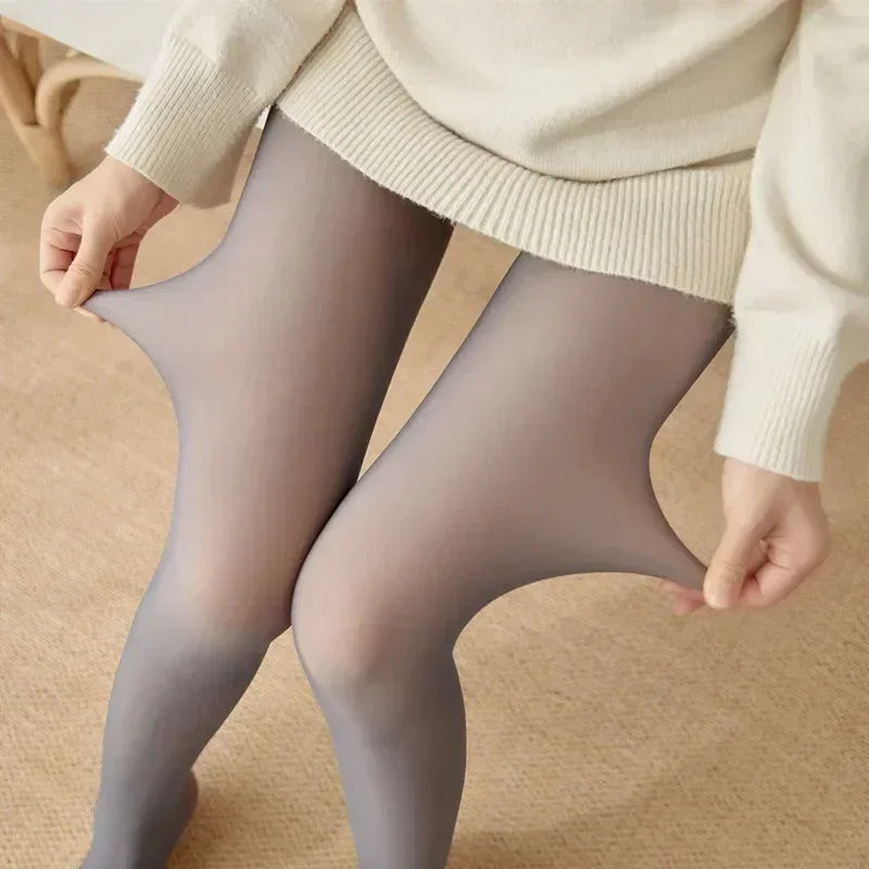 Meias térmicas femininas de lã