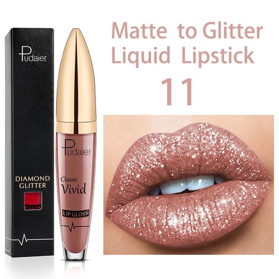 Lipg Gloss Matte Glitter Diamond