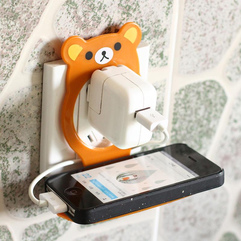 Suporte para Carregador de Celular de Urso Criativo