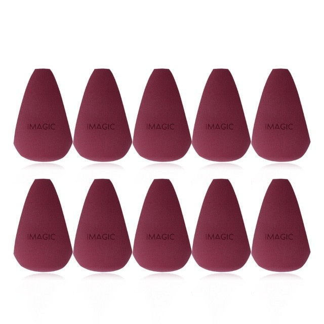 Esponja de Maquiagem Molhada e Seca Puff 10 pcs