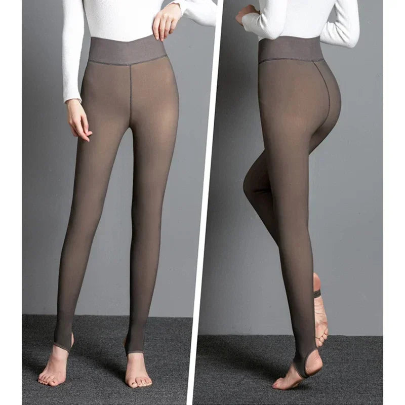 Meias térmicas femininas de lã