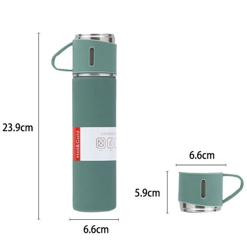 Garrafa térmica de aço inoxidável 500ml