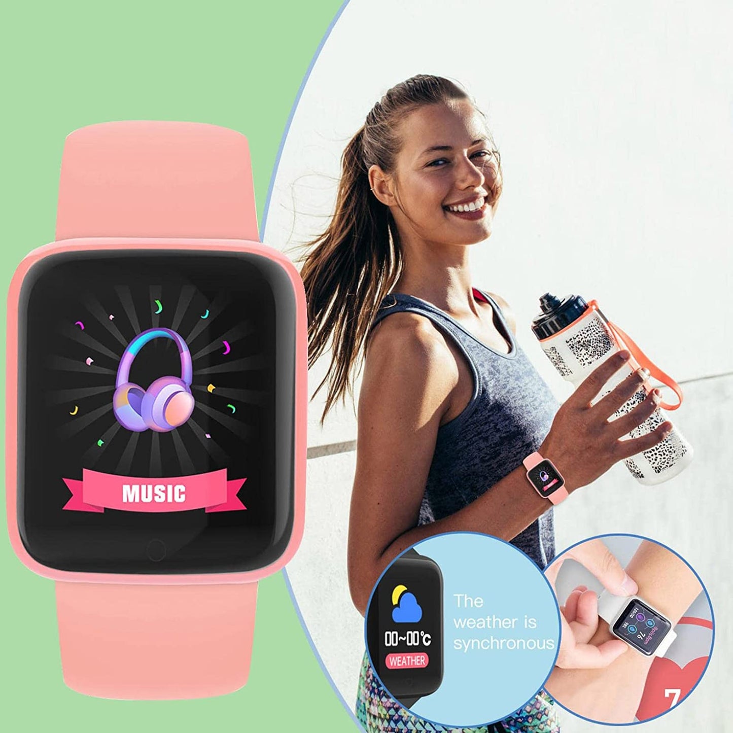 Relógio Smartwatch Inteligente Multifuncional Masculino e Feminino