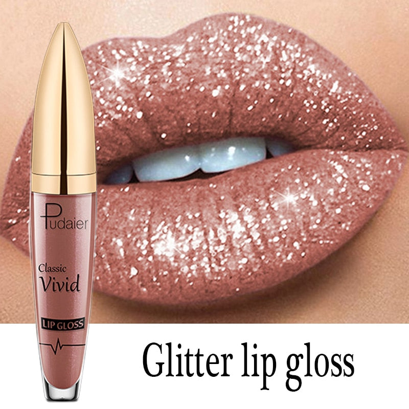 Lipg Gloss Matte Glitter Diamond